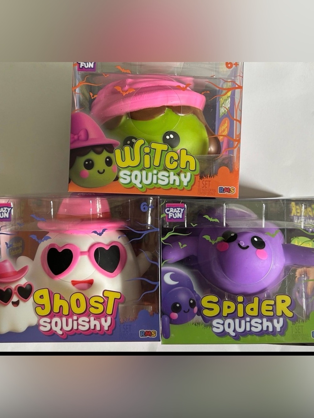 Brand new Target Halloween Squishy Set of 3 Bundle